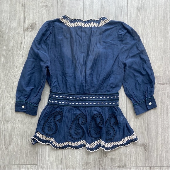 Designer 🇮🇹 100% Silk Top - Picture 3 of 6